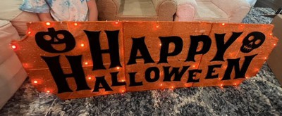 Target Hyde and Eek order LED Color-Changing Happy Halloween Sign