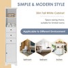Dexmalle White Tall Bathroom Cabinet - 4 of 4