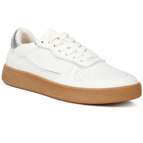 Женские кроссовки London Rag Womens Kyniska Faux Leather Everyday Sneakers 10