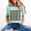 Simply Sage Market Women's Noel Checkered Stacked Short Sleeve Graphic Tee - 2 of 4