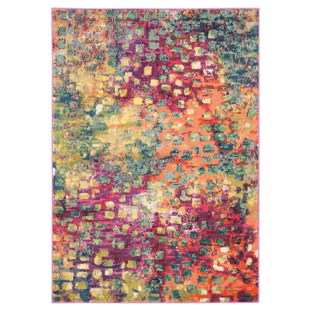 Sasha Accent Rug - Pink/Multi (4'x5'7in) - Safavieh