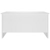 vidaXL Coffee Table White 31.5 in.x21.9 in.x16.3 in. Engineered Wood - 4 of 4