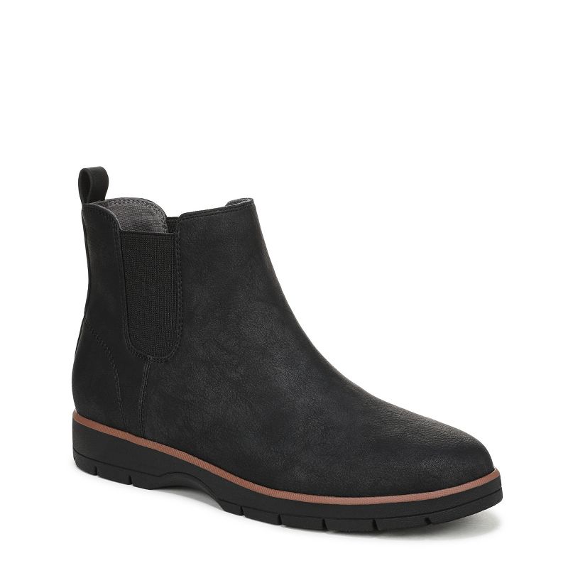 Dr. Scholl's Womens Northbound Ankle Bootie Black Smooth 10 M