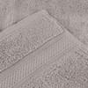 Chevron Zero Twist Cotton Solid and Jacquard Hand Towel Set of 6 by Blue Nile Mills - 3 of 4