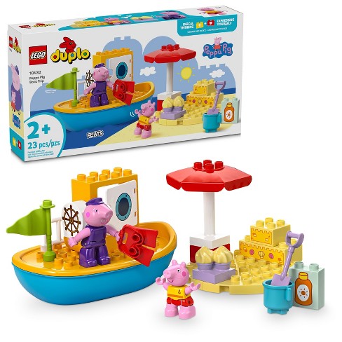 Lego Duplo Peppa Pig Boat Trip Bath Toy 10432 Target