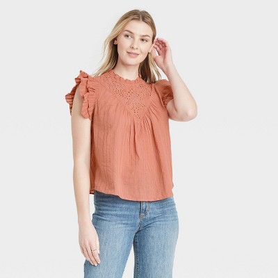 target ruffle blouse