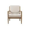 Marlee Upholstered Accent Armchair Ivory: Solid Wood Frame, Transitional Style - Madison Park - 2 of 4