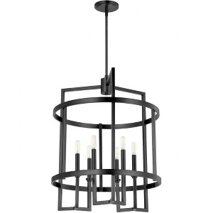 Quorum Lighting Merrick 6 - Light Chandelier in  Matte Black - 1 of 4