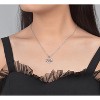 Infinity Heart Necklace for Women - HTUTWOO™ Love Heart Pendant with Cubic Zirconia and Infinity Necklace, 925 Sterling Silver Heart Necklace - 3 of 4