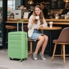 Dexmalle 3 pcs/set in ABS Spinner Wheel Luggage With Combination Lock - 2 of 4