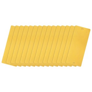 Unique Bargains DIY Laser Printing Office Engraving Blank Metal Card 15 Pcs - 1 of 4