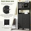 Multi-functional Shoe Racks with 3 Flip Drawers, Shoe Cabinet with Open Storage Space - The Pop Home - 4 of 4