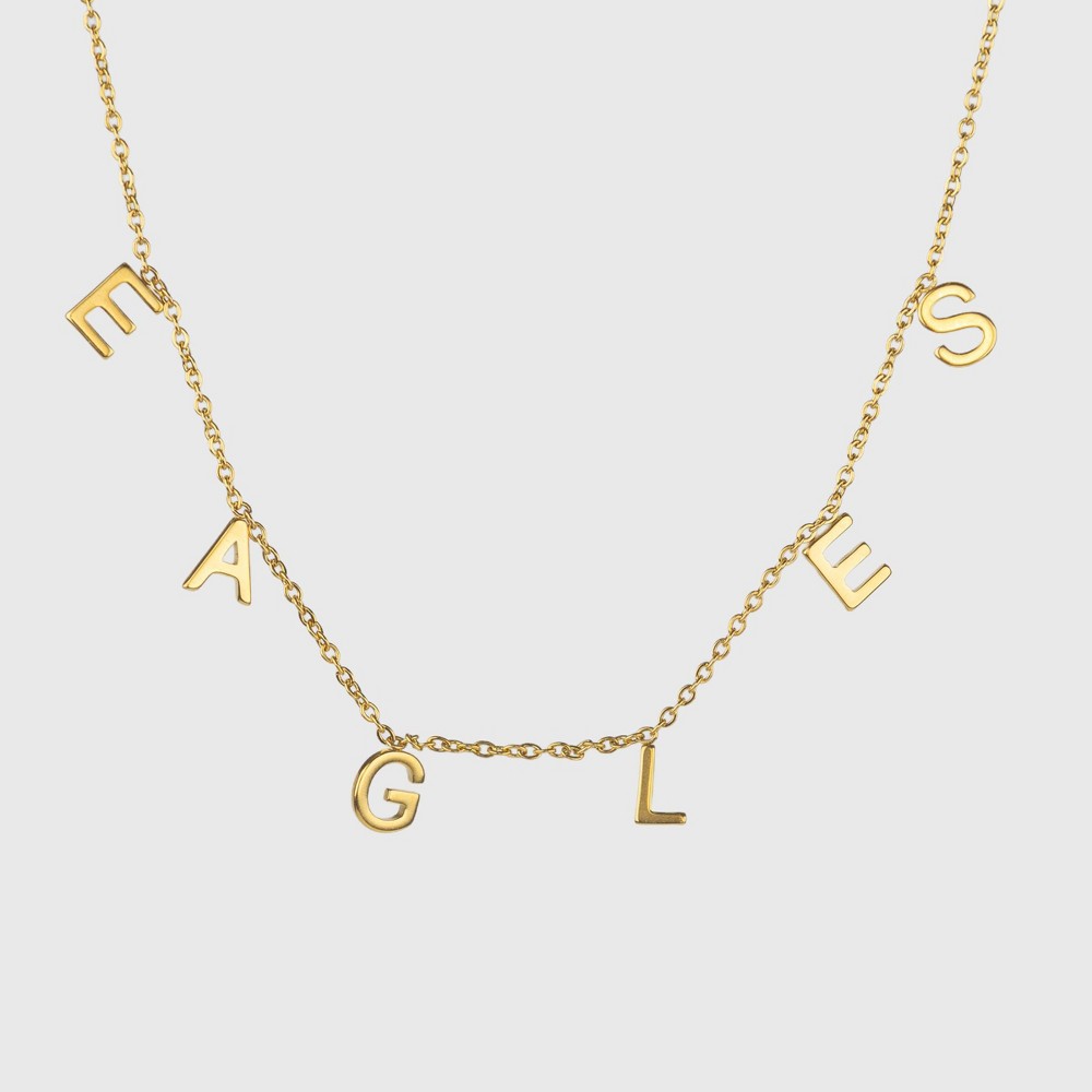 Bijoux Sport by Luv Aj NFL Charm Letter Necklace - Philadelphia Eagles