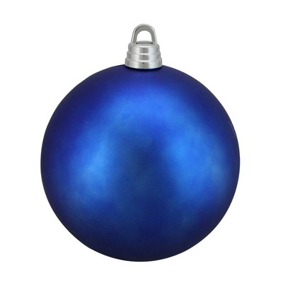 Northlight 12" Shatterproof Matte Christmas Ball Ornament - Blue