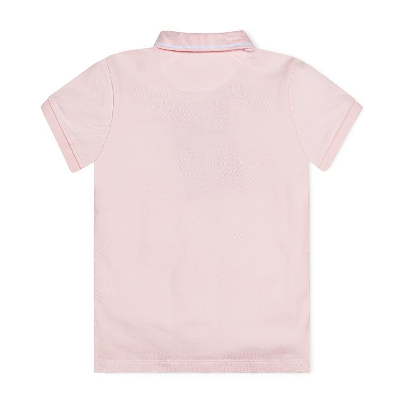 Hope & Henry Boys' Organic Short Sleeve Knit Pique Polo Shirt, Infant, 3 of 5