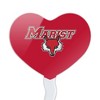 Marist College Red Fox Logo Heart Love Cupcake Picks Toppers Decoration Set of 6 - 2 of 4