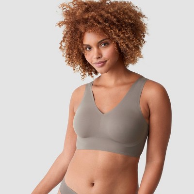 True & Co. True Everybody Women's V-neck Bra - Gray M : Target