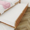 Max & Lily Full Size Bed Frame with Trundle, Classic Solid Wood Platform Bed for Kids - 4 of 4