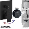 PAGED High Pressure Shower Head with Handheld Modern Waterfall Shower Faucet Set with Rainfall Shower Head for Bathroom, Restroom - 4 of 4