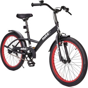 Mobo Malibu 20" Kids' Beach Bike - Black - 1 of 4