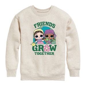 Boys' - LOL Surprise! - Friends Grow Together Graphic Long Sleeve Fleece Sweatshirt - 1 of 4