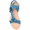 Journee Collection Womens Marri Tru Comfort Foam Multi Strap Flat Sandals Blue 9 - 4 of 4