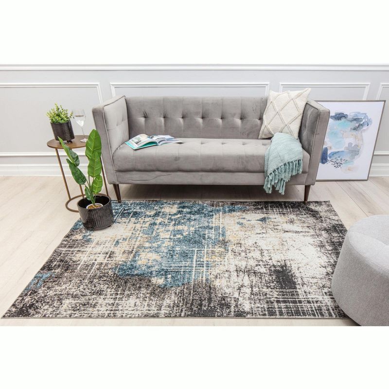 Rugs America Jaelyn Distressed Transitional Area Rug, 3 of 7