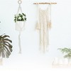 Unique Bargains Macrame Plant Hanger Woven Cotton Indoor Outdoor Decorative - 2 of 4