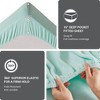 NicBex 3 PCS/4 PCS Micro Plush Sheet Set with 1 Flat Sheet,1 Fitted Sheet and 1/2 Pillowcase,Soft Bed Sheets Machine Washable - 4 of 4