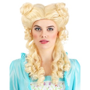HalloweenCostumes.com One Size Fits Most  Women  Adult Deluxe Pouf Marie Antoinette Wig | Historical Accessories, Yellow - 1 of 4