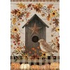 Primitive Fall Birdhouse Garden Flag 18" x 12.5" Briarwood Lane - 3 of 4