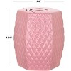 Diamonds Kids Garden Stool - KID4501 - Indoor/Outdoor - Pink - Safavieh Kids - 2 of 3