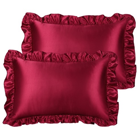 Piccocasa Satin Retro Silky With Ruffle Luxury Envelope Closure ...