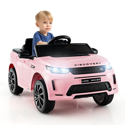 Costway 12V Kids Ride On Car Licensed Land Rover Electric Vehicle w/ Remote Control White\Black\Pink - image 1 of 4