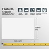 BETCKEY  Compatible  1744907 Shipping Labels, Strong Permanent Adhesive & Perforated, Compatible with  Labelwriter 4XL Rollo & Zebra Desktop Printers - 2 of 4