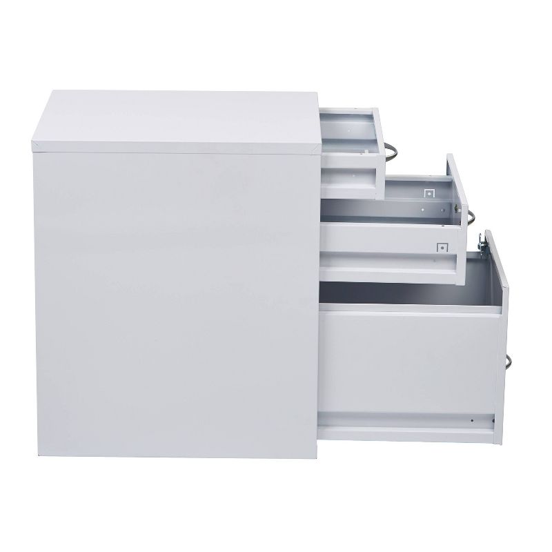 22" Metal File Cabinet - OSP Home Furnishings, 6 of 8