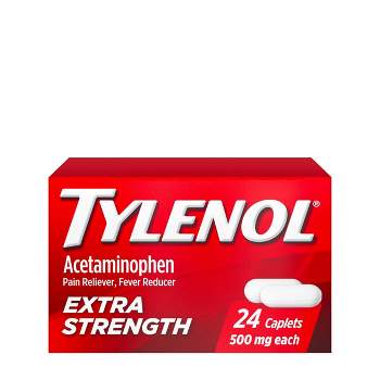 Tylenol Extra Strength Pain Reliever and Fever Reducer Caplets - Acetaminophen - 24ct
