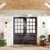 Atwood 14.25" 1 Light Outdoor Wall Light with Light Umber Mist and Brown Stone - 3 of 3