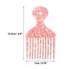 Unique Bargains Plastic Wide Tooth Hair Pick Comb 4.8" - 4 of 4