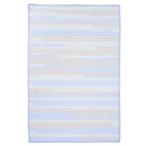 Ticking Stripe Rect Area Rug, 3 by 5-Feet, Starlight - 1 of 1