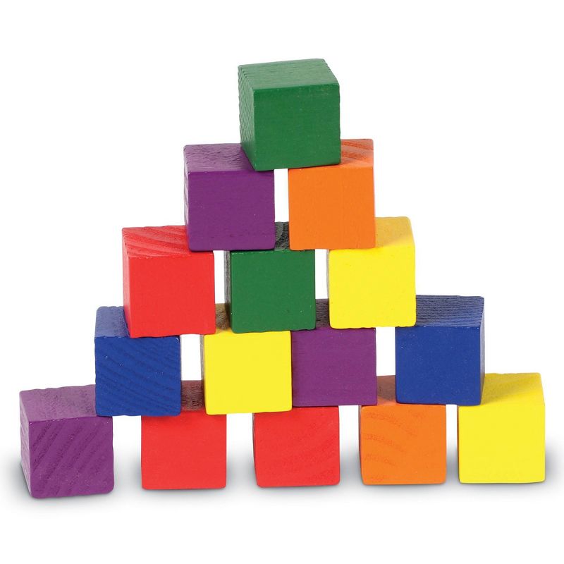 Learning Resources Wooden Color Cubes, 3 of 6