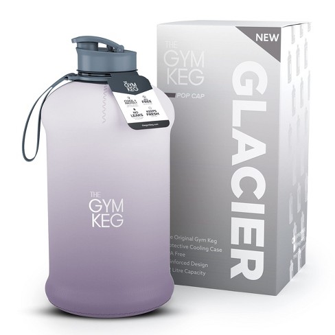 THE GYM KEG Gym Water Bottle 74oz | Half Gallon | Carry Handle | Big Water  Jug for Sport | Large Reu…See more THE GYM KEG Gym Water Bottle 74oz | Half