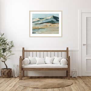 Amanti Art 41"x33" Spring Mountain View II by Ethan Harper Wood Framed Wall Art Print - 1 of 4