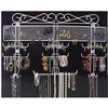 Jobar Organizing Jewelry Valet, White Coated Wire 24" x 14.5" x 2.5" - 2 of 3