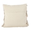 Saro Lifestyle Moroccan Pillow Cover, 18"x18", Off-White - 2 of 2