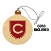 Colgate University Secondary Logo Wood Christmas Tree Holiday Ornament - 2 of 4