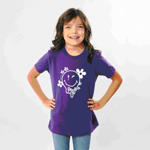 The Juniper Shop SmileyWorld Melting Outline Youth Short Sleeve Tee - 1 of 4
