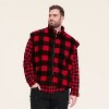 Adult Buffalo Check Fleece Vest - Woolrich x Target Red/Black - 2 of 4