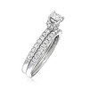 Ross-Simons 1.00 ct. t.w. Diamond Bridal Set: Engagement and Wedding Rings in 14kt White Gold - 3 of 4