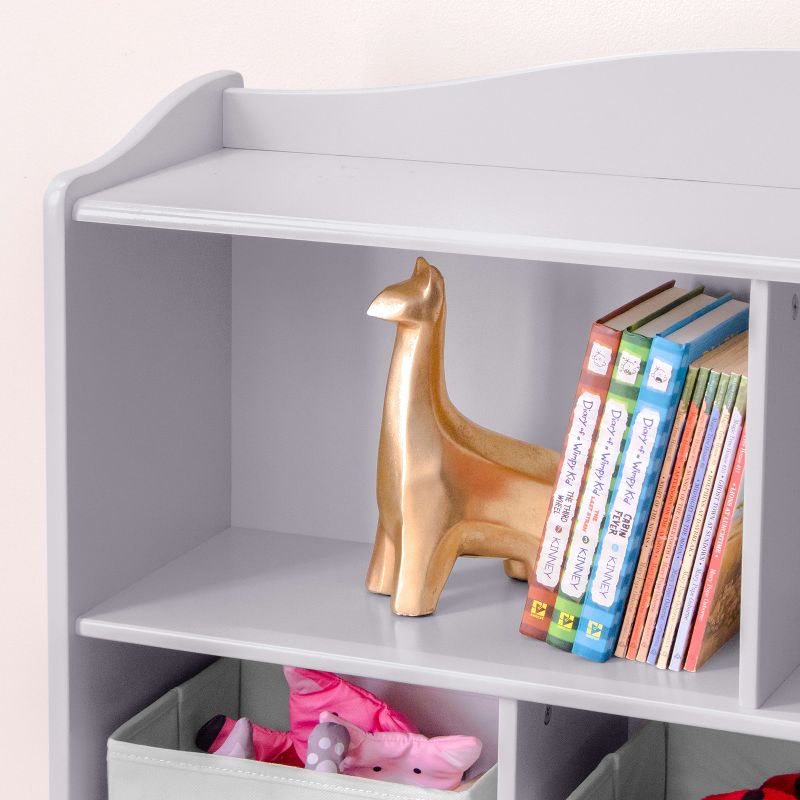 Guidecraft Kids' Toy Storage Organizer: Children's Wooden Bedroom Shelf, Cubby Organizer and Playroom Bookshelf with Open Toy Chest, 4 of 7
